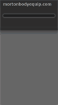 Mobile Screenshot of mortonbodyequip.com